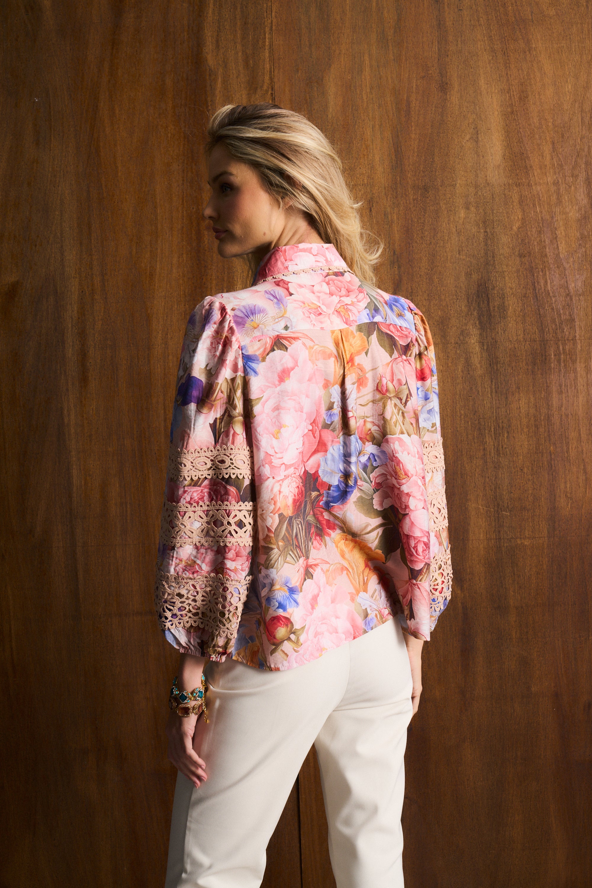 Chapel Floral Trim Blouse