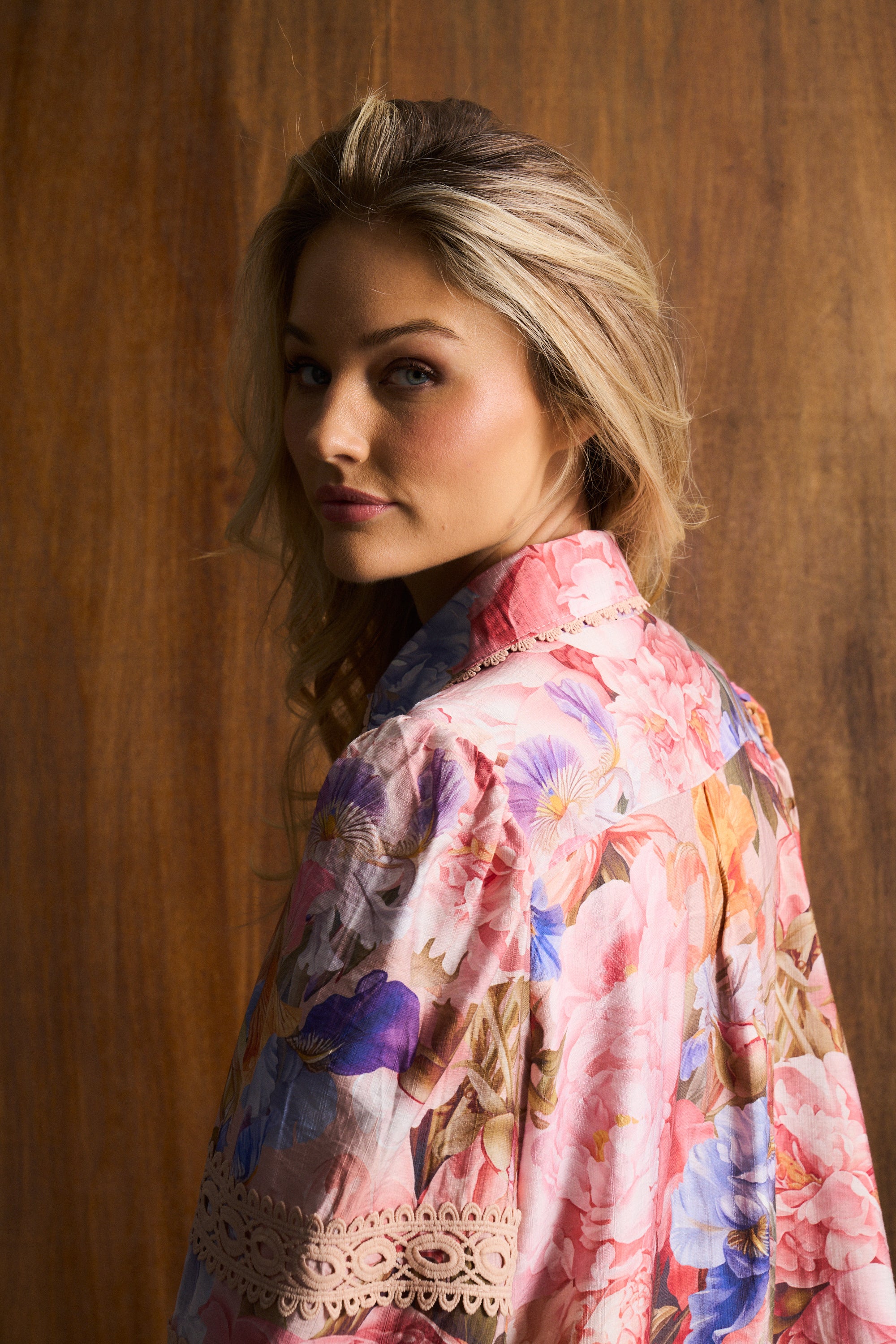 Chapel Floral Trim Blouse