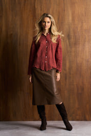 Burrow Appliqué Cotton Blouse