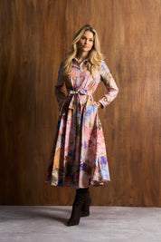 Penelope Dress in Chapel Rose