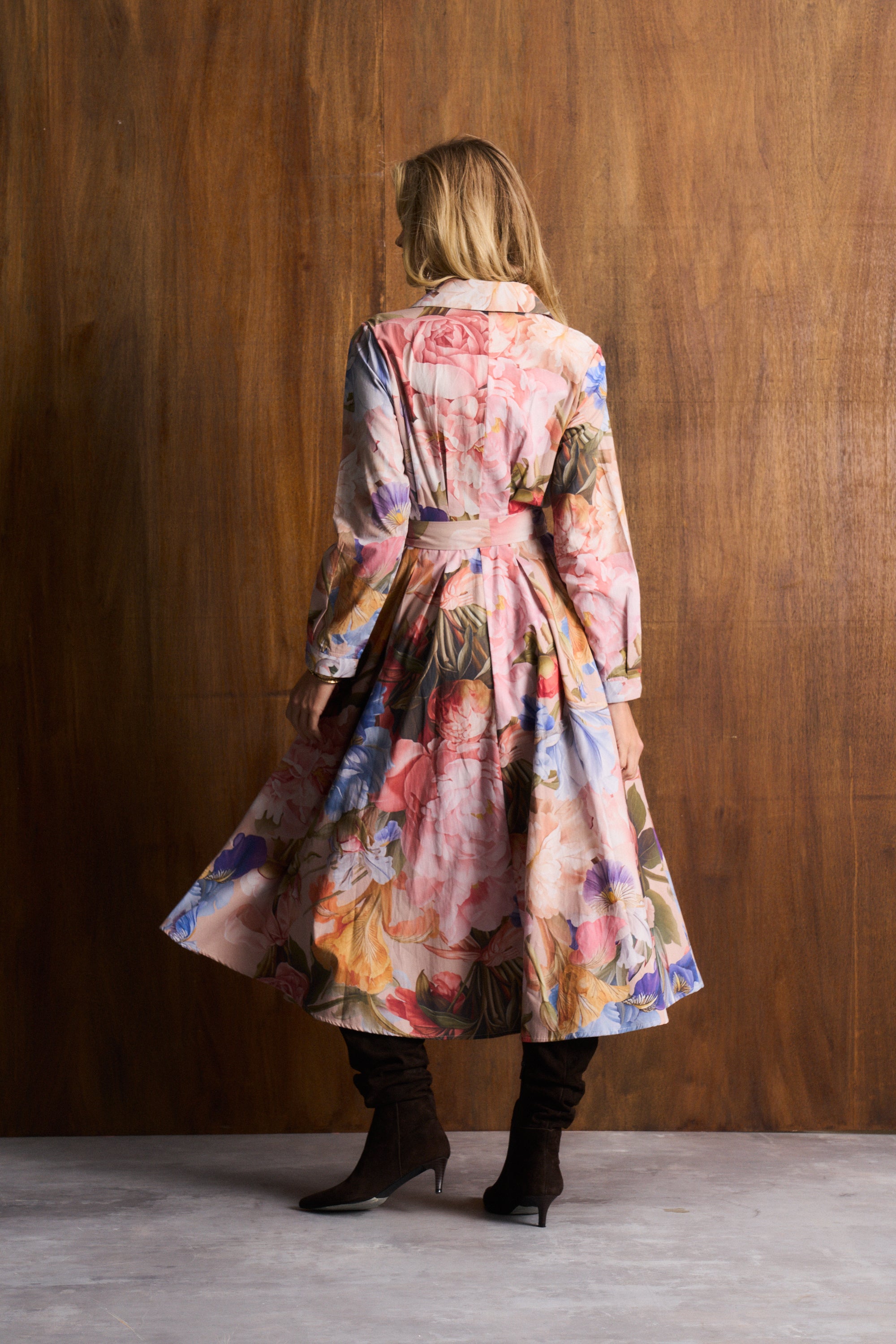Penelope Dress in Chapel Rose