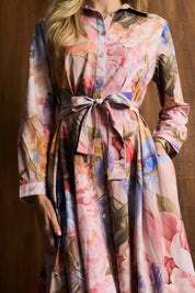 Penelope Dress in Chapel Rose
