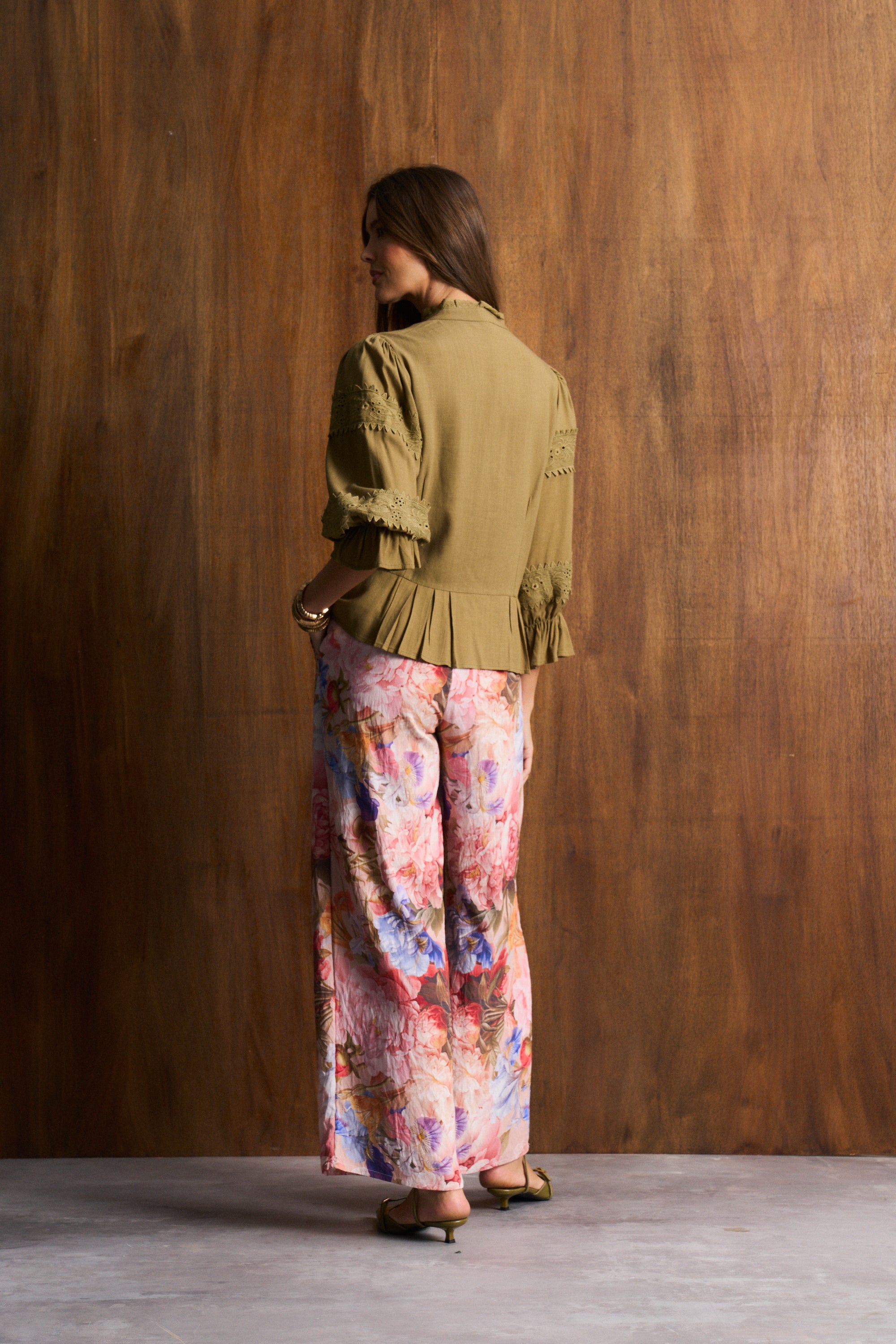 Chapel Floral Paperbag Pant
