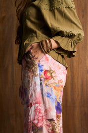 Chapel Floral Paperbag Pant
