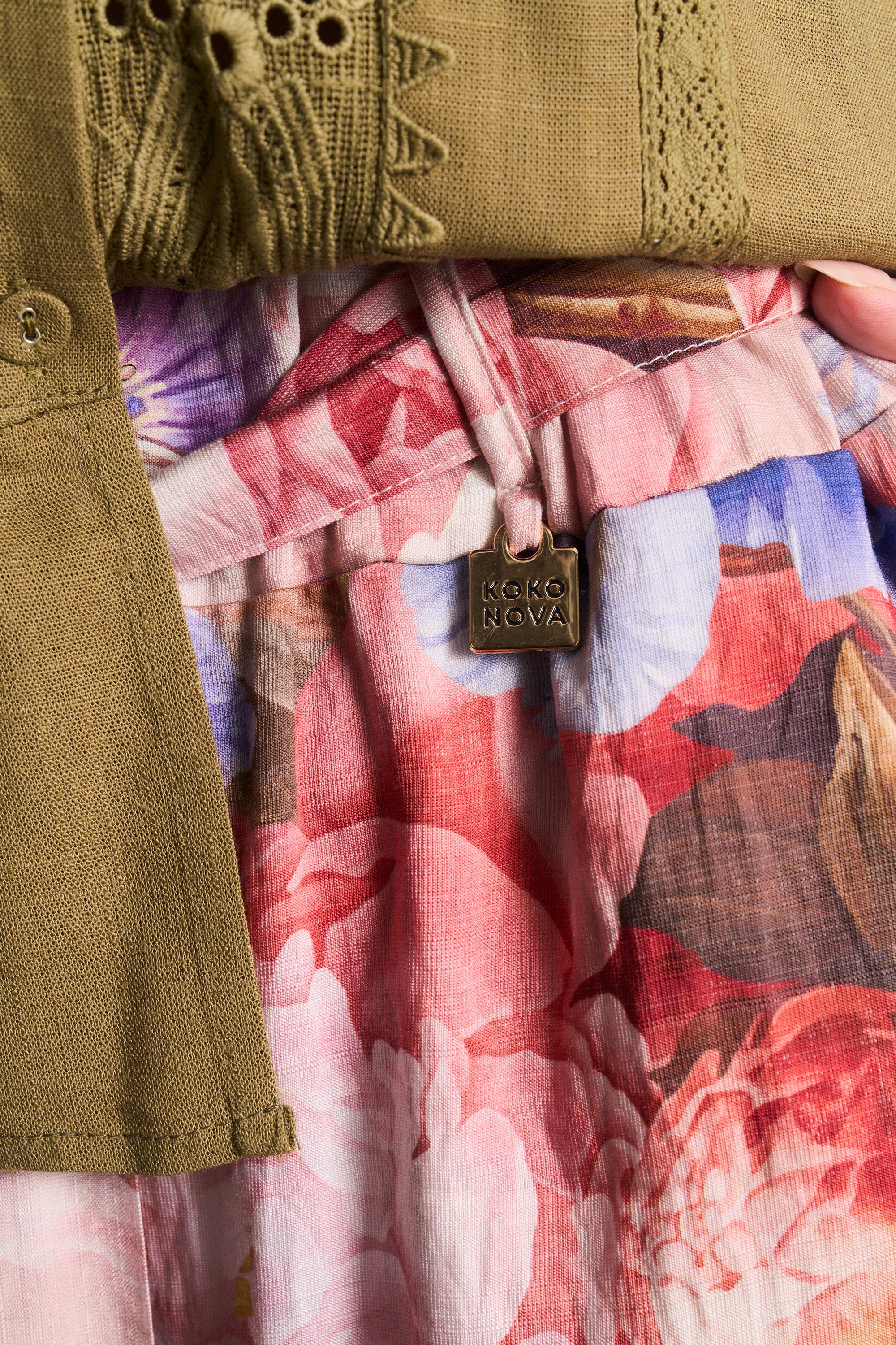 Chapel Floral Paperbag Pant