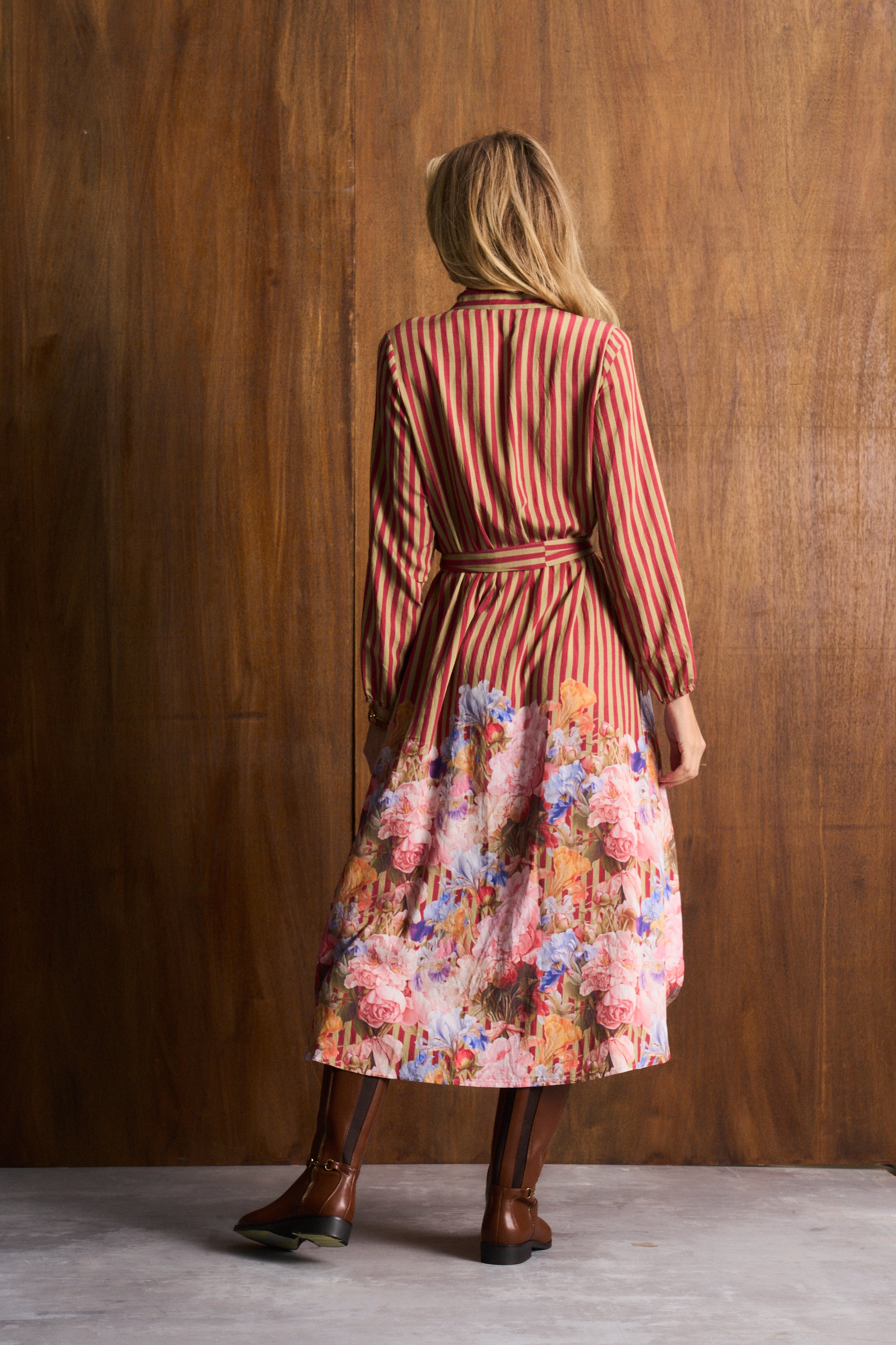 Chapel Border Cotton Kiara Shirt Dress