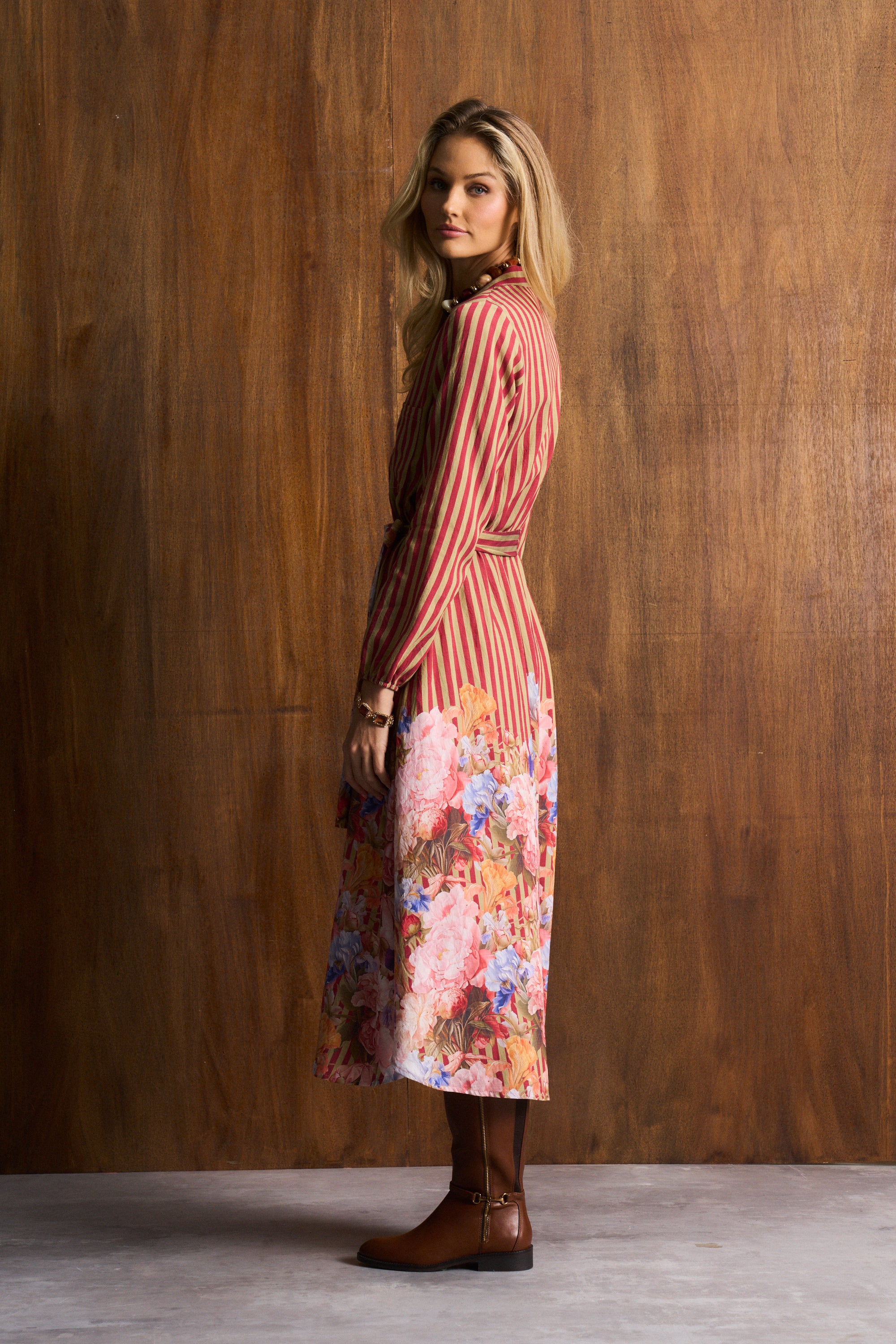 Chapel Border Cotton Kiara Shirt Dress