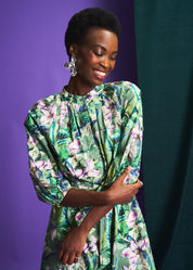 Green Meadow Giselle Pintuck Dress