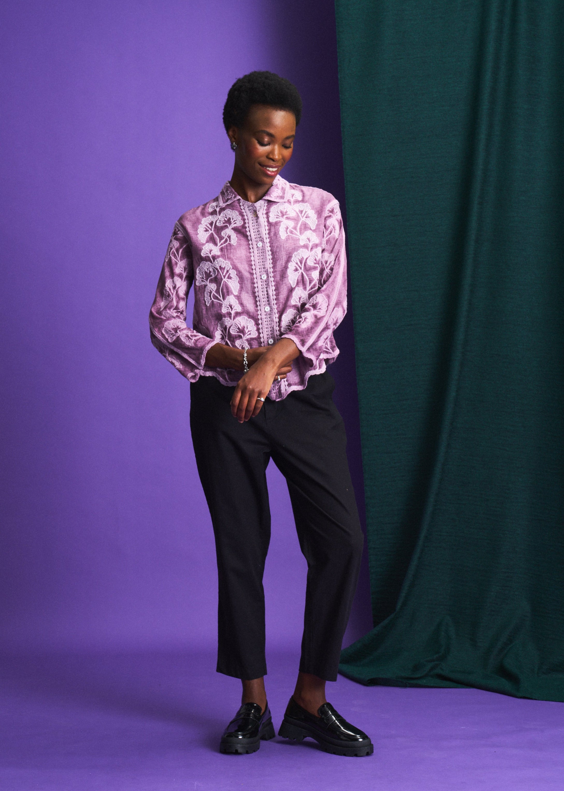 Lilac Mist Overdyed Shirt