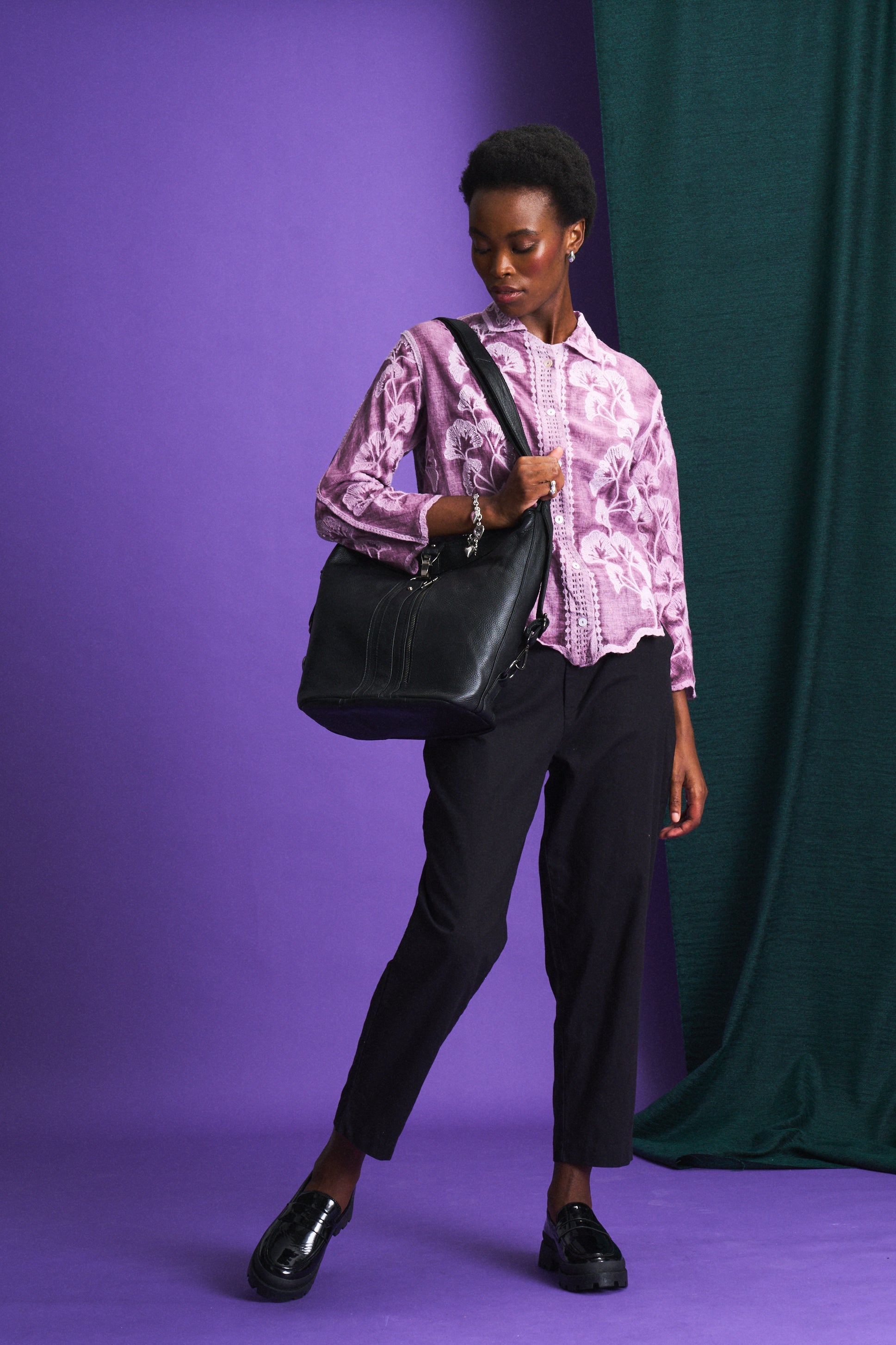 Lilac Mist Overdyed Shirt