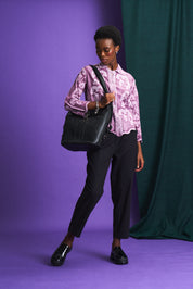 Modern Leather Slouch Bag