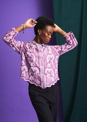 Lilac Mist Overdyed Shirt