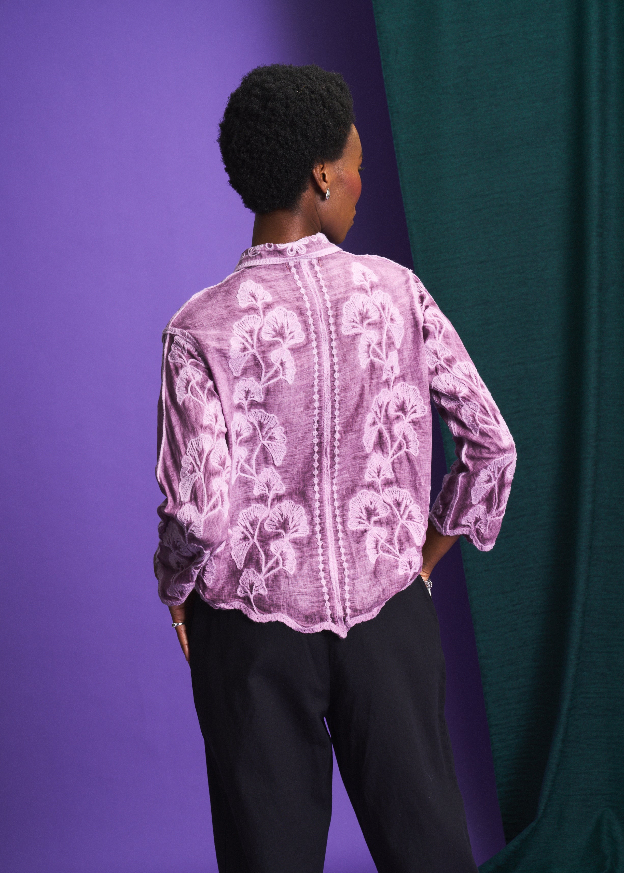 Lilac Mist Overdyed Shirt