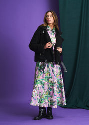 Midnight Sherpa Biker Jacket