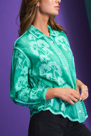 Green Mist Overdyed Shirt