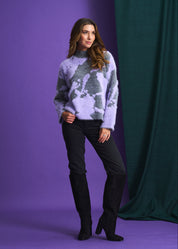 Lilac Haze Eyelash Knit