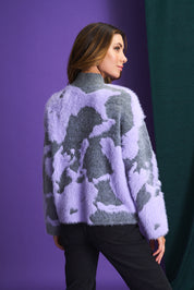 Lilac Haze Eyelash Knit