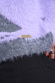 Lilac Haze Eyelash Knit