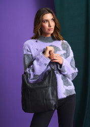 Lilac Haze Eyelash Knit