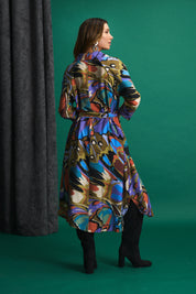 Exotic Butterfly Liza Shirt Dress
