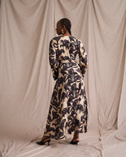 Victoria Dress Canna Lilly Print
