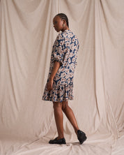 Pintuck Mini Tier Dress