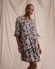 Pintuck Mini Tier Dress