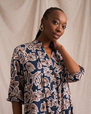 Pintuck Mini Tier Dress