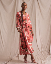 Kiara Shirt Dress Rose Manor Print