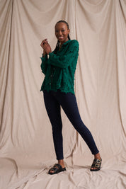 Vine Cotton Blouse