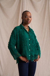 Vine Cotton Blouse