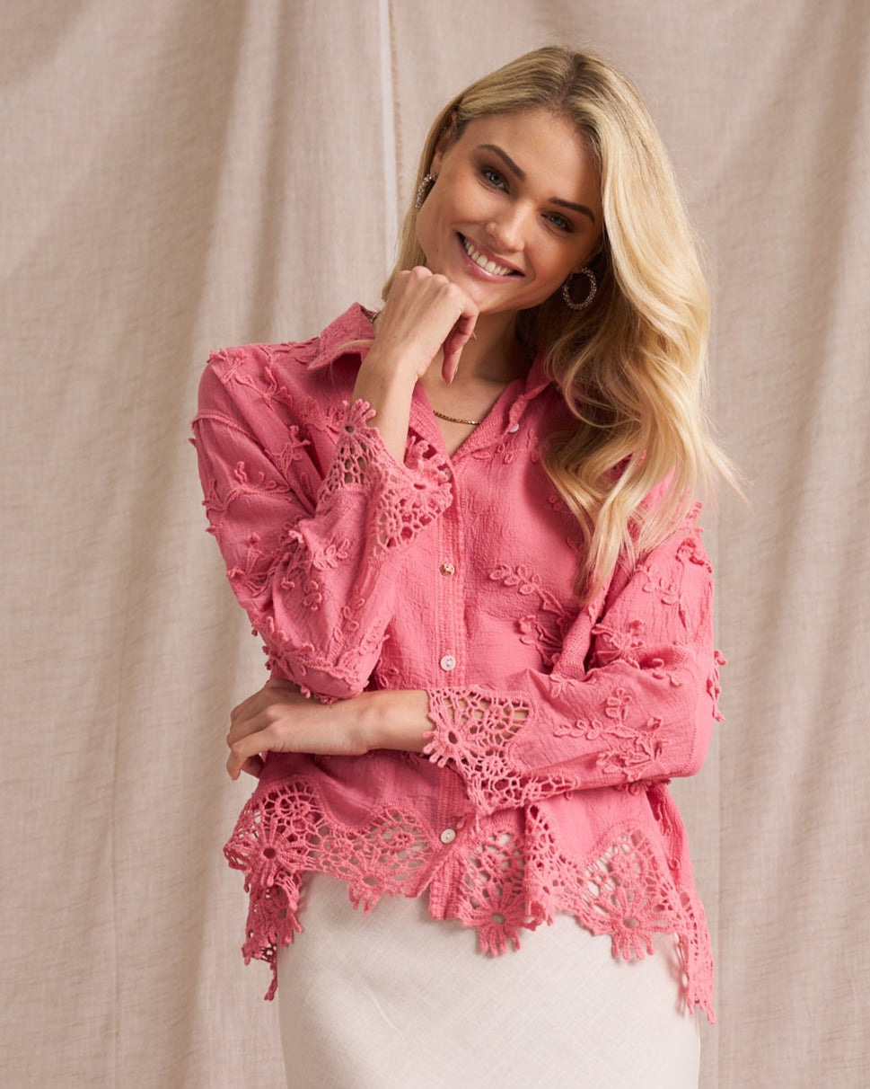 Vine Cotton Blouse