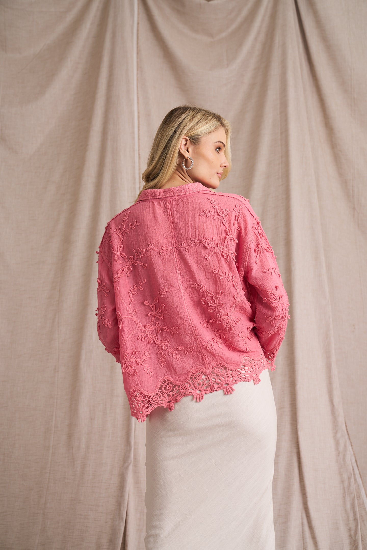 Vine Cotton Blouse