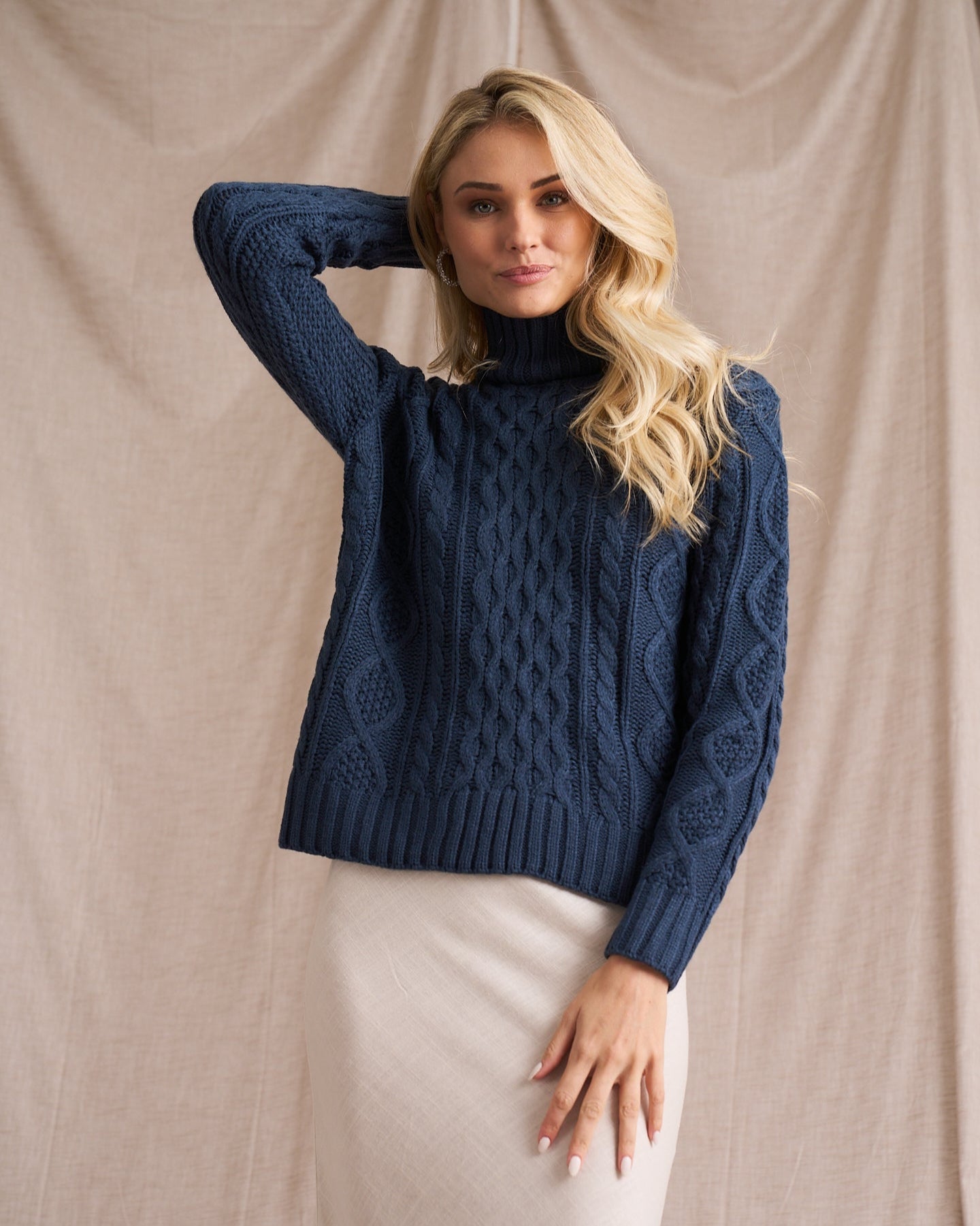 Cotton Cable Luxury Knit