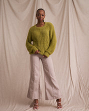 Sequin Mix Eyelash Knit