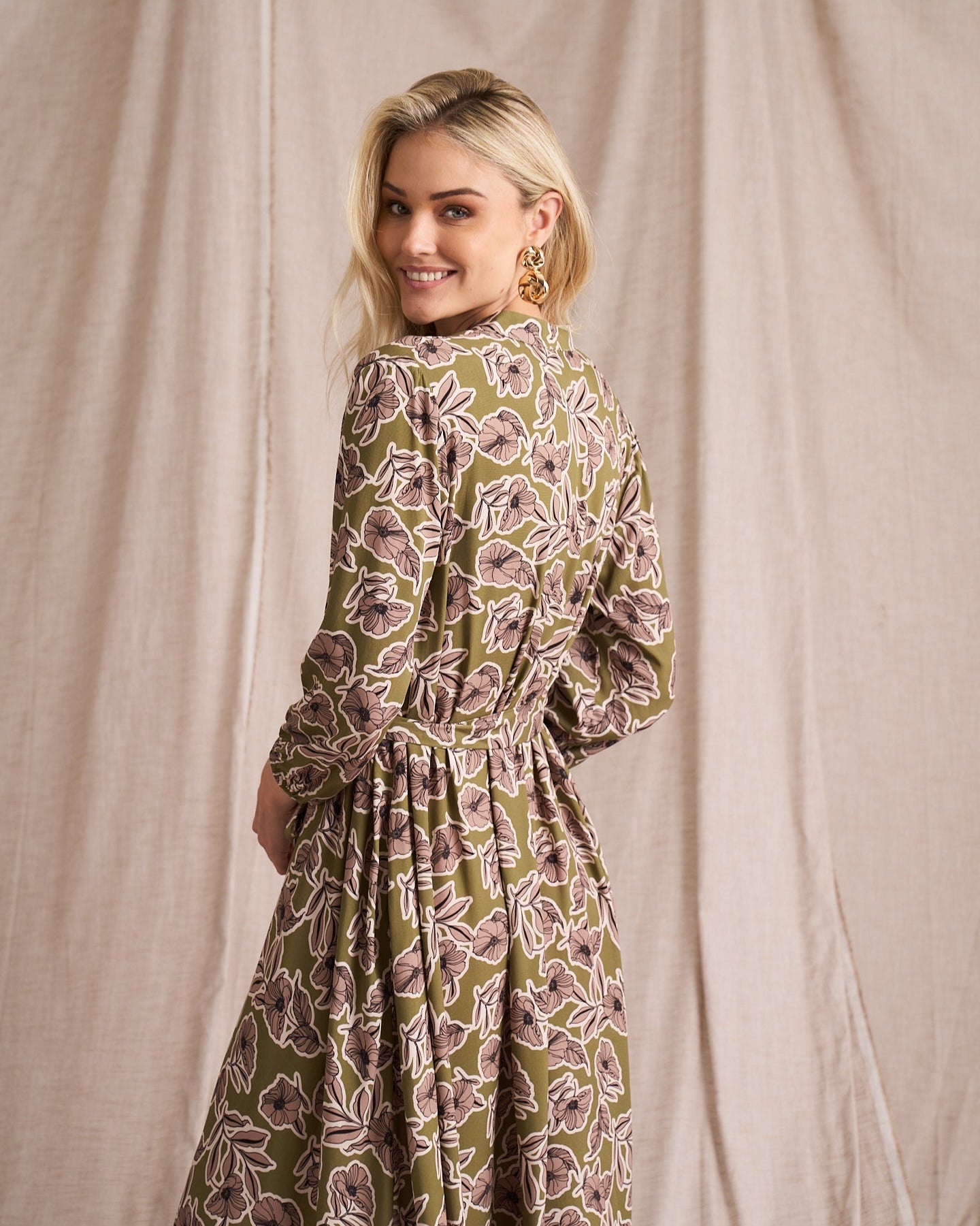 Kiara Fine Lines Shirt Dress