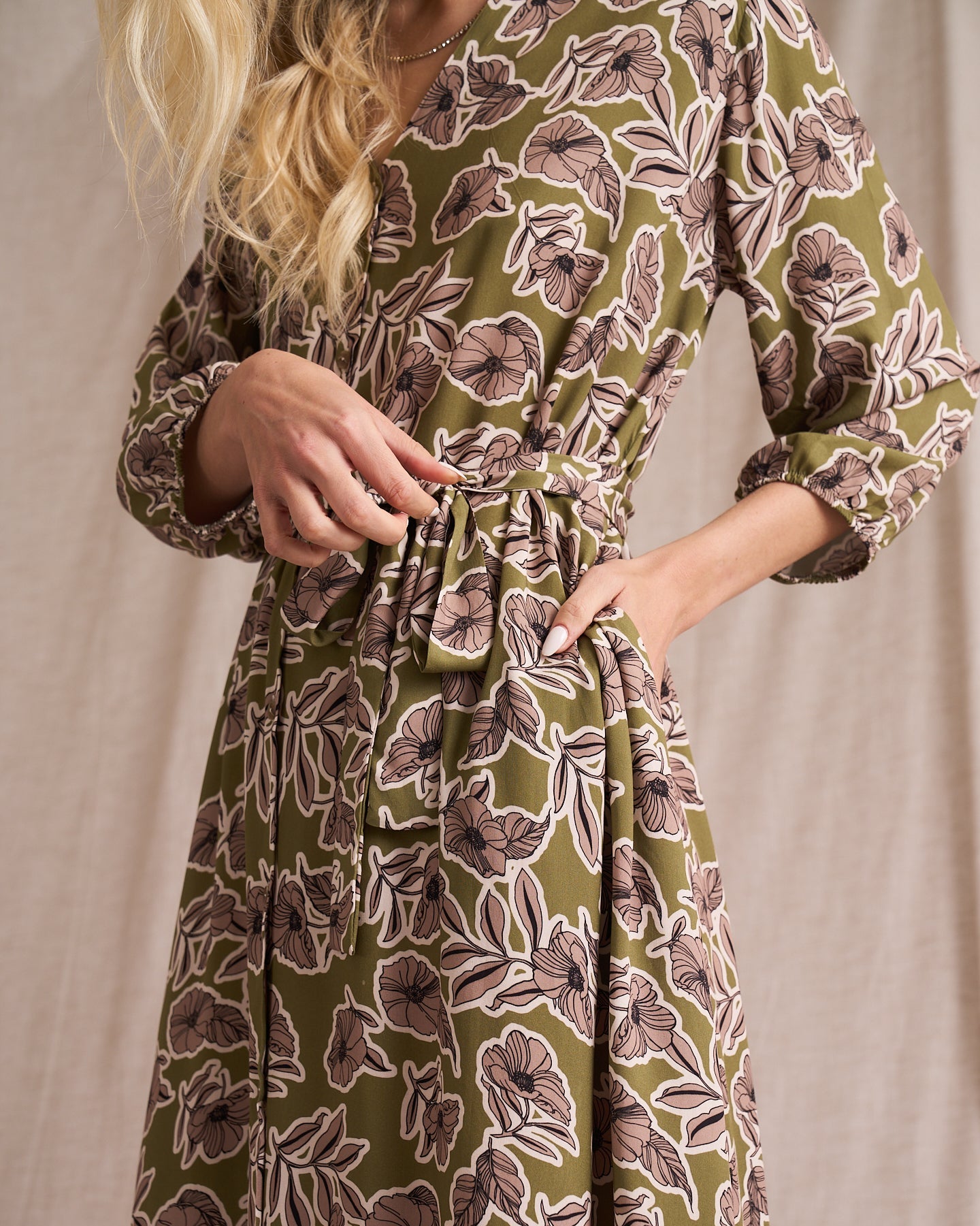 Kiara Fine Lines Shirt Dress
