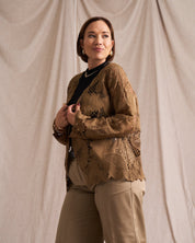 Applique Crochet Jacket  (CURVE)