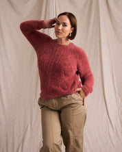 Sequin Mix Eyelash Knit