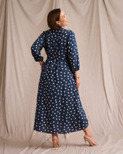 Kiara Polka Dot Shirt Dress