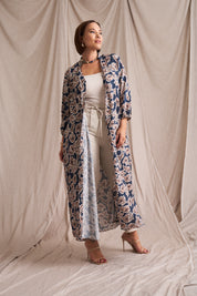 Kiara Denim Fine Lines Shirt Dress