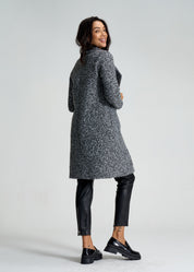 Willow Charcoal Wrap Coat