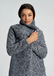 Willow Charcoal Wrap Coat