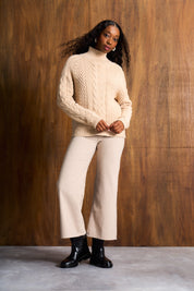 Luxe Cosy Supersoft Viscose Cable Knit