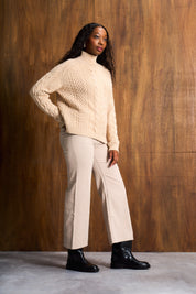 Luxe Cosy Supersoft Viscose Cable Knit