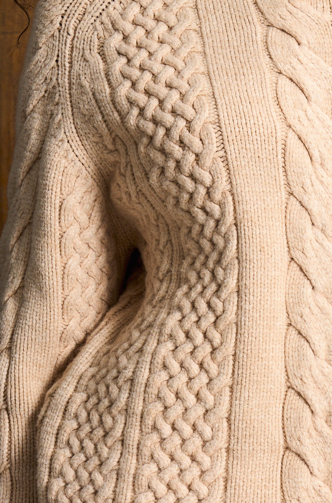 Luxe Cosy Supersoft Viscose Cable Knit