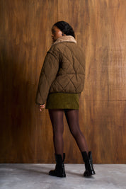 Heritage Quilted Fur Trim Jacket