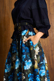 Pera Bloom Hoop Cotton Skirt