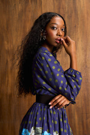 Spotted Benita Belted Dress – comes with a complimentary belt ✨