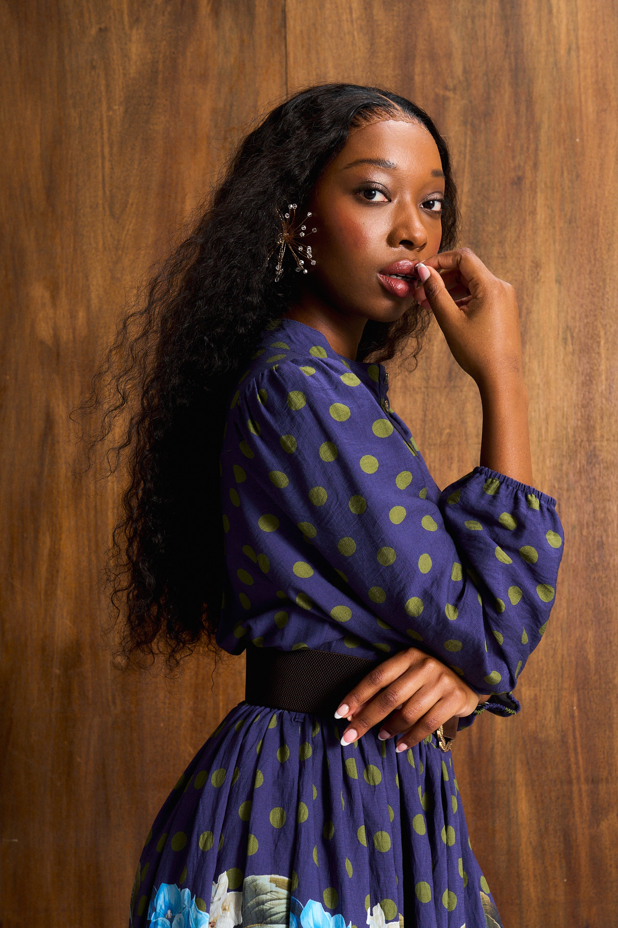 Spotted Benita Belted Dress – comes with a complimentary belt ✨